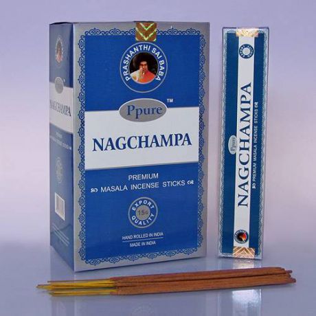 Благовония синяя нагчампа blue silver nagchampa Ppure (15 г)