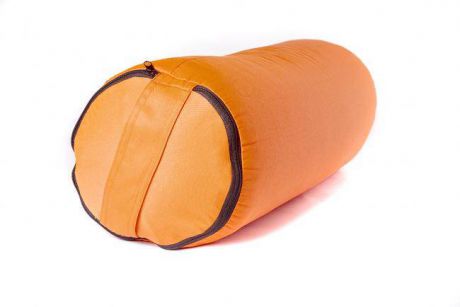 Болстер для йоги из гречихи разных размеров Рамайога (5.5 кг, 70 см, оранжевый)