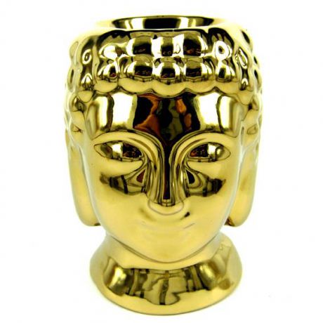 Аромалампа голова Будды золотая 10 см (M673-2 0,3 кг)