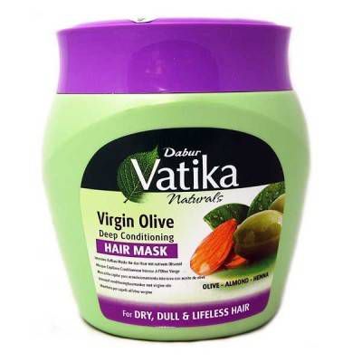 Маска для волос c оливой Olive deep conditioning Dabur Vatika (500 г)