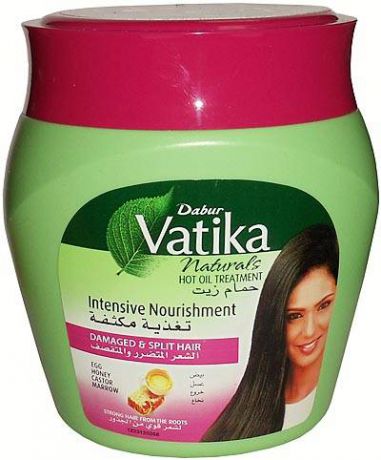 Маска для волос с яичным белком интенсивное питание Intensive Nourishment Dabur Vatika (500 г)