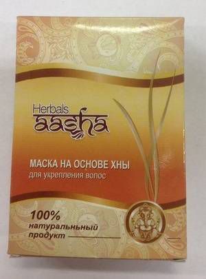 Маска для волос на основе хны Aasha Herbals. (80 гр)