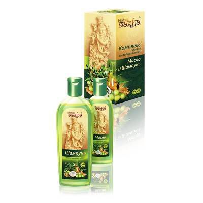 Комплекс против выпадения волос масло и шампунь Aasha Herbals (300 мл)