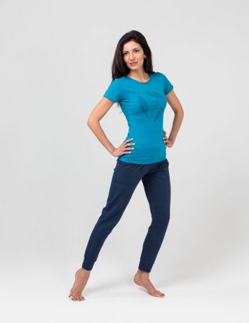 Штаны женские Джаз YogaDress (0,3 кг, M (46), синий)