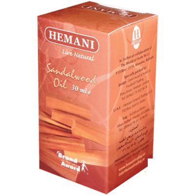 Сандала косметическое масло Hemani (30 мл)