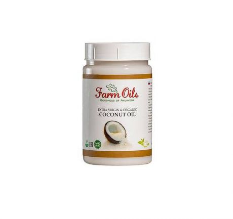 Кокосовое масло пищевое Organic Extra Virgin Farm Oils (250г)