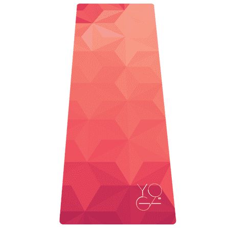 Коврик для йоги Australia ID из микрофибры и каучука (2.5 кг, 175 см, 3 мм, розовый, 61см)