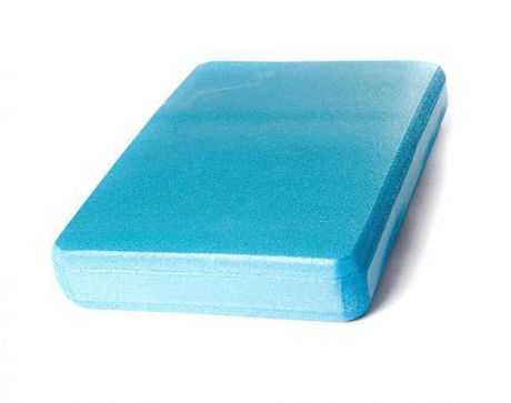 Опорный блок для йоги из EVA-пены 30*20*5 см, голубой (0,3 кг, 5 см, 30 см, 20 см)