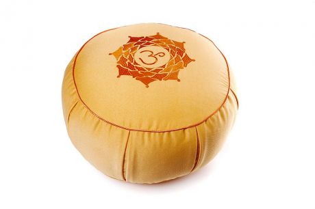 Подушка для медитации "Ом" (2 кг, желтый)