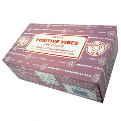 Благовония позитивные вибрации positive vibes Satya серия incense (0,05 кг, 15 г, сиреневый)