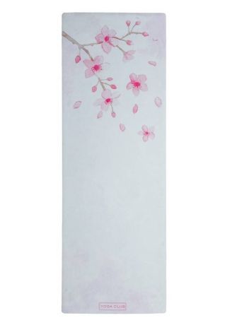 Коврик для йоги White YC из микрофибры и каучука (2.5 кг, 185 см, 3 мм, белый, 61см)