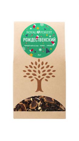 Чай черный рождественский с апельсином и корицей Royal Forest (75 г)