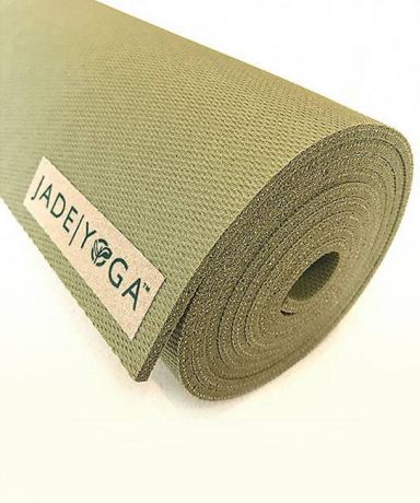 Коврик для йоги Jade Travel 3 мм из каучука (1.4 кг, 173 см, 60 см, 3 мм, зеленый / olive)