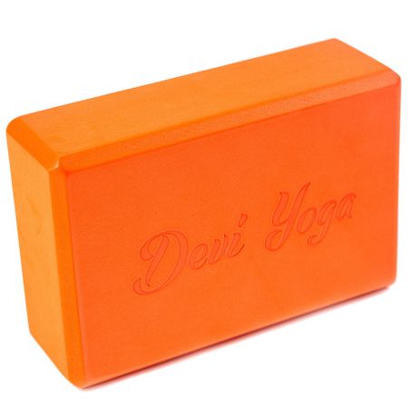 Йога блок из EVA-пены DY (0.15 кг, 7,5 см, 23 см, оранжевый, 15 см)