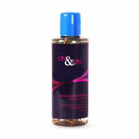 Масло для волос с корнем брингарадж maha bhringraj On&On herbal hair oil (200 мл)