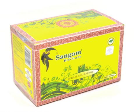 Чай травяной Бодрость Sangam herbals (40 г)
