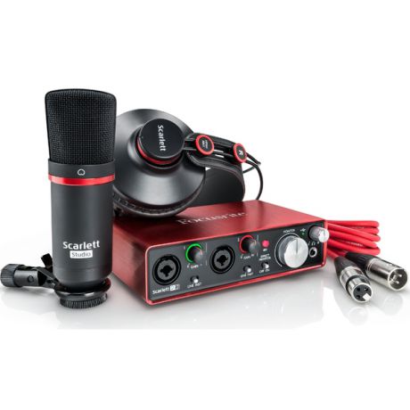 Внешняя студийная звуковая карта Focusrite 2i2 Studio 2nd Gen