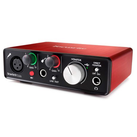 Внешняя студийная звуковая карта Focusrite Scarlett Solo 2nd Gen