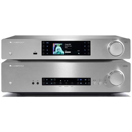 Стереоусилитель Cambridge Audio CXA 80 + CXN v2 Silver