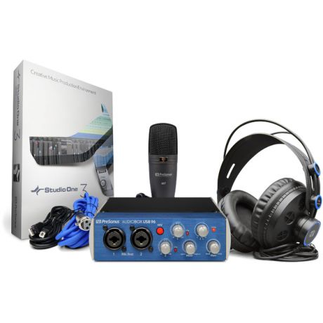 Внешняя студийная звуковая карта PreSonus AudioBox 96 STUDIO