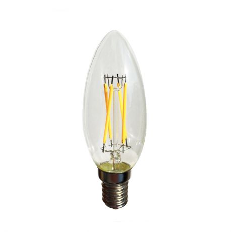 Лампа светодиодная филаментная E14 4W прозрачная 056-830