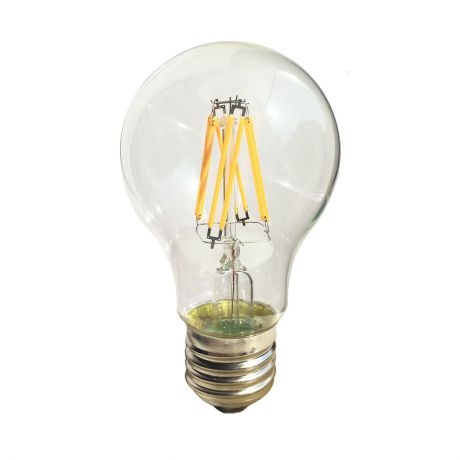 Лампа светодиодная филаментная E27 6W прозрачная 056-854