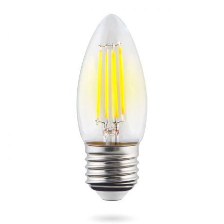 Лампа светодиодная E27 6W 4000К прозрачная VG10-C1E27cold6W-F 7029