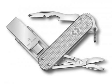 Нож-брелок VICTORINOX, Jetsetter work, 5,8 см, 6 функций, с USB-модулем
