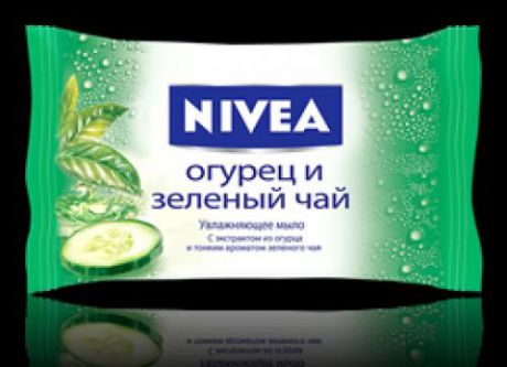 Нивея Крем-мыло Свежесть зеленого чая 90гр /36 шт/82431