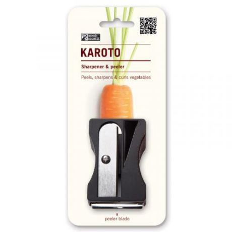 Пиллер для овощей MONKEY BUSINESS, Karoto, черный