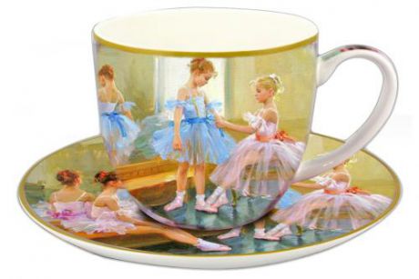 Чайная пара Carmani, Импрессионисты, Балерины у зеркала, 250 мл