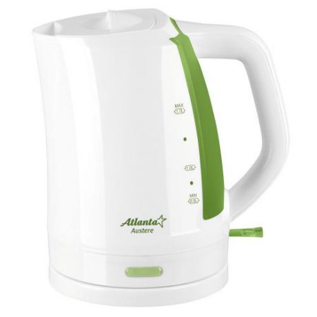 Чайник электрический Atlanta, Austere, 2000W, 1,7 л, зеленый