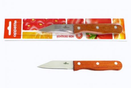 Нож для овощей APPETITE, КАНТРИ, 18 см, в блистере