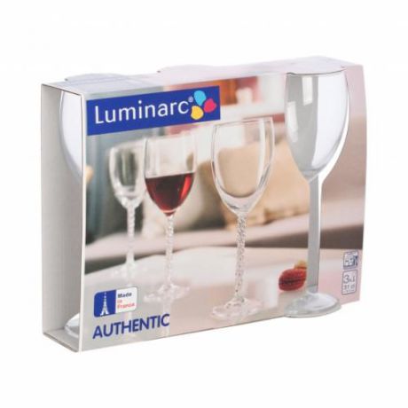 Набор бокалов для вина Luminarc, Authentic, 310 мл