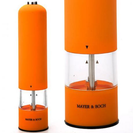 Электрическая мельница для специй MAYER & BOCH, 23 см, оранжевый