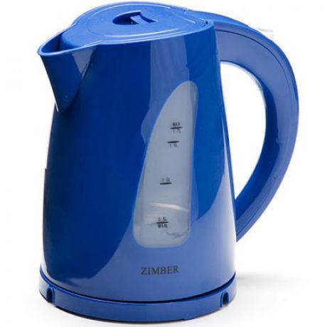 Чайник электрический ZIMBER, 032, 2200W, 1,7 л, синий