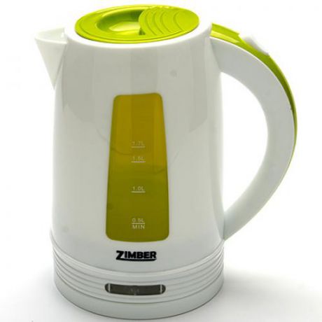 Чайник электрический ZIMBER, 2200W, 1,7 л, салатовый