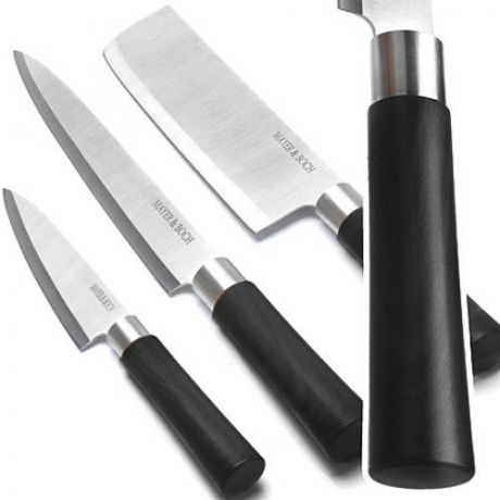 Набор ножей MAYER & BOCH, 3 предмета, черный
