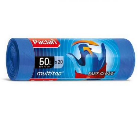 Мешки для мусора Paclan, Multitop, 60 л, 20 шт