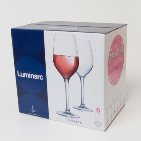 Набор бокалов для вина Luminarc, Celeste, 350 мл