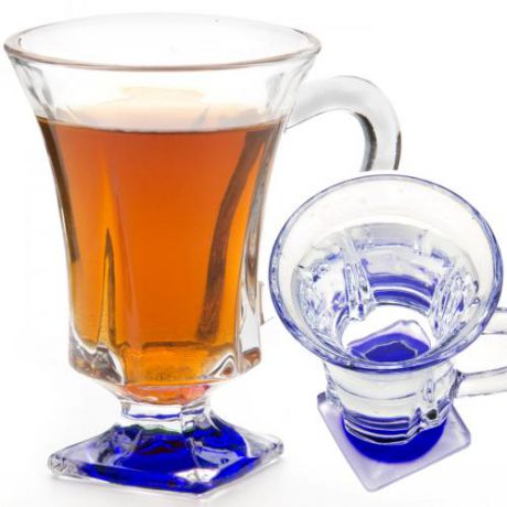 Набор стаканов для чая LORAINE, 6 предметов, синий