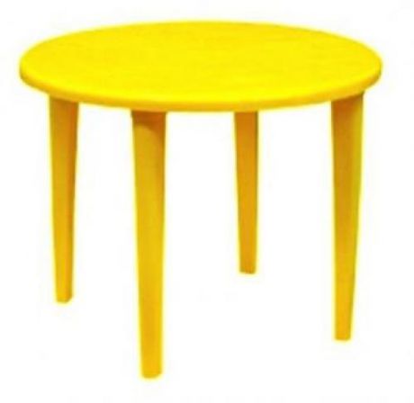 Стол садовый Стандарт Пластик Групп, 90*71 см, желтый