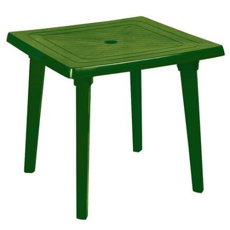 Стол садовый Стандарт Пластик Групп, 80*80*71 см, зеленый