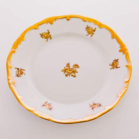 Набор тарелок WEIMAR, Роза золотая, 17 см, 6 предметов