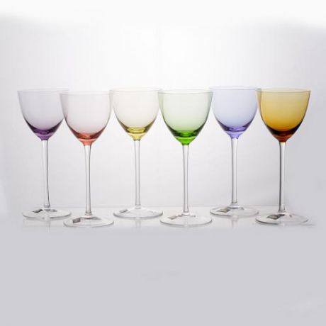Набор бокалов для вина CRYSTALITE BOHEMIA, SUZANNE, 110 мл, 6 предметов