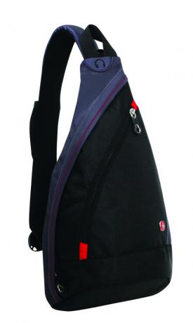 Рюкзак WENGER, 25*15*45 см, черный/серый