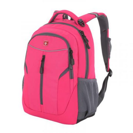 Рюкзак WENGER, 32*15*45 см, розовый/серый