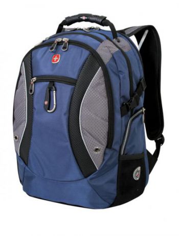 Рюкзак WENGER, 35*23*48 см, синий/серый