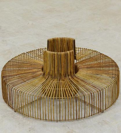 Декоративная скамья FINALI, Бамбук, 111*55*35 см