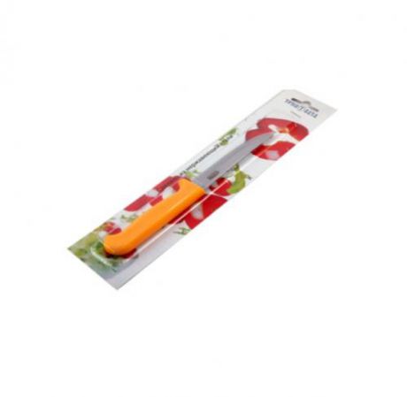 Нож для овощей ТРУД ВАЧА, Элегант, 21 см, желтая ручка